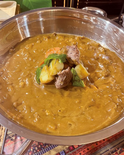 写真：牛筋カレー