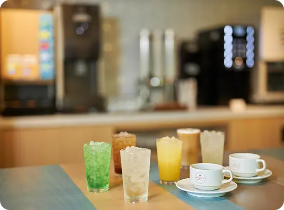 ドリンクコーナーの一例